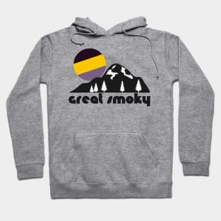 Retro Great Smoky ))(( Tourist Souvenir National Park Design Hoodie